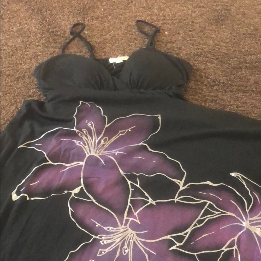 Spaghetti strap maxi dress - size large